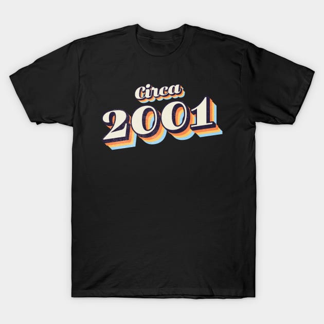 2001 Birthday T-Shirt by Vin Zzep